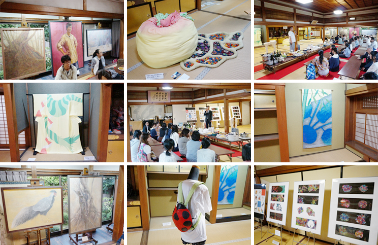 おふさ観音で作品展