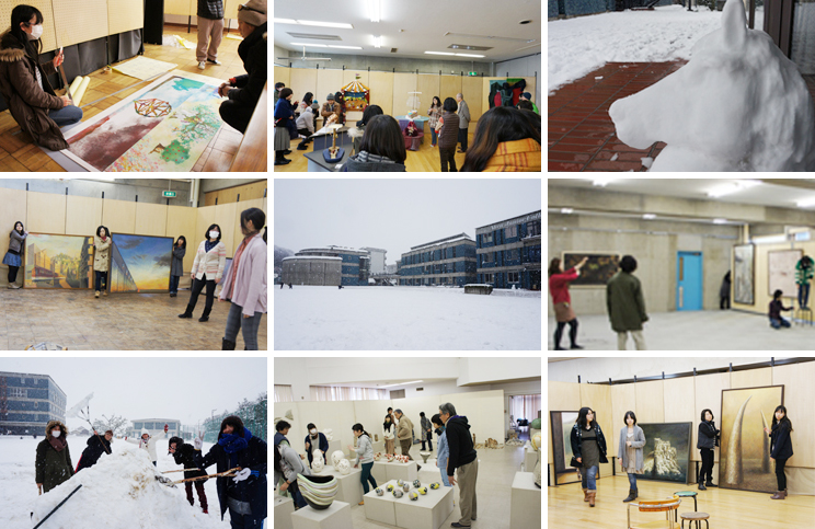 明日は卒業制作展です